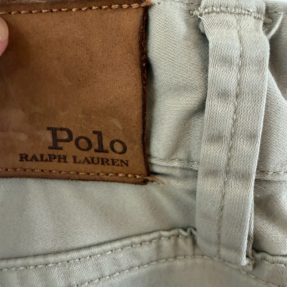 Polo Ralph Lauren Slim Straight Khaki Pants‎ 36x34 Beige Chino Classic Preppy